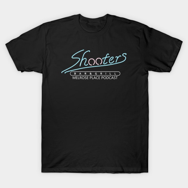 Shooters Logo T-Shirt by melrosepod@gmail.com